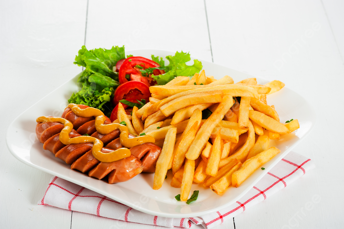 French Fries & Sausage